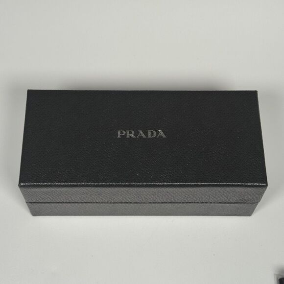 Prada SPR50N Sunglasses 63mm Gunmetal Aviator Gradient Made In Italy 5AV-4M1 - Picture 6 of 11